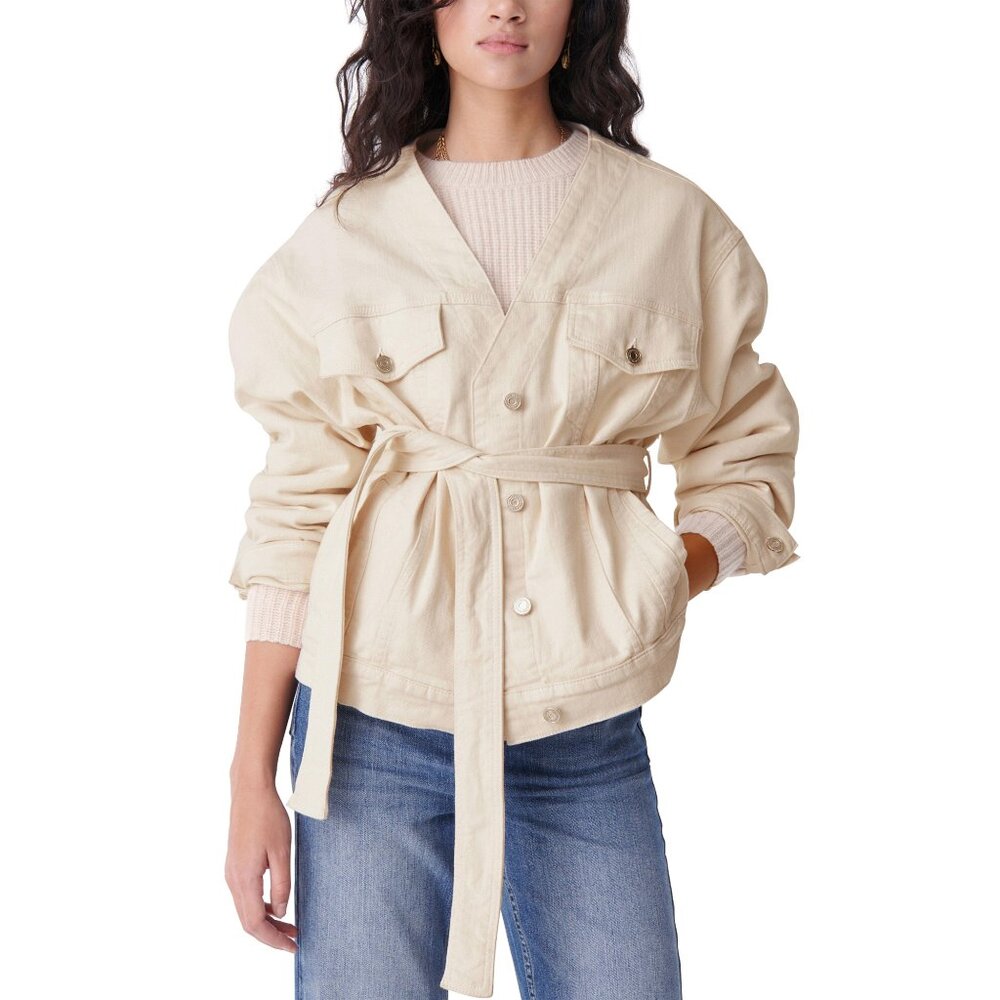 NWT Vanessa Bruno "Cooper" Jacket in Ivory, size Small - Picture 5 of 12